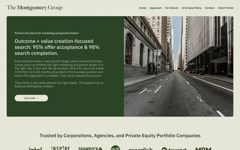 The Montgomery Group website