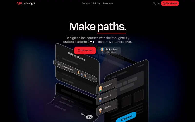 Pathwright website