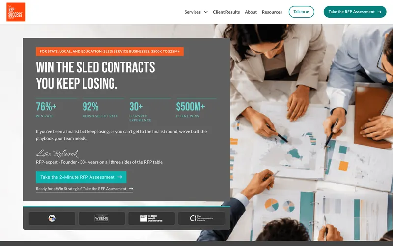 The RFP Success Company website