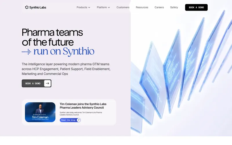 Synthio Labs website by Soft IT Land